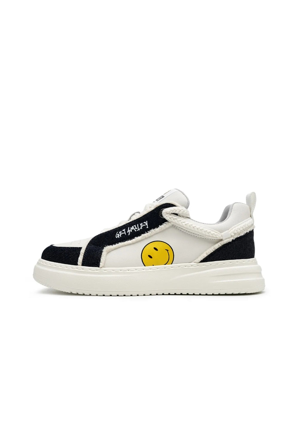 SMILEY丨Split Leather-Fabric Skate Shoes w/ Foam Sole - PSYLOS 1, SMILEY丨Split Leather-Fabric Skate Shoes w/ Foam Sole, Skate Shoes, SMILEY•JAPAN, PSYLOS 1